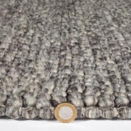 Esselle Delilah Mottled Wool Pebble Grey Rug 200x290cm - thumbnail 5
