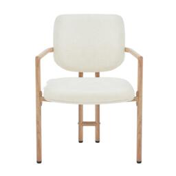 Urban Meuble Set of 2 Dining Chairs with Armrests Boucle - thumbnail 7