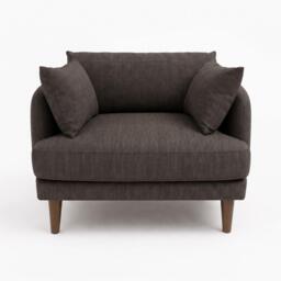 Sofa.com Pip Loveseat in Brushed Matte Weave - thumbnail 1