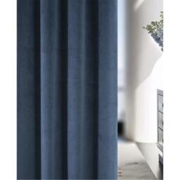 Enhanced Living Oxford Velvet 100% Blackout Tape Top Curtains - thumbnail 4