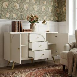 Urban Meuble Modern White Console Table - thumbnail 3