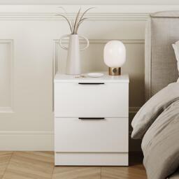 Lassic Trega 2 Drawer Bedside Chest - thumbnail 3