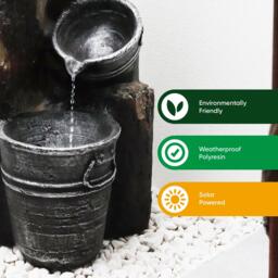Streetwize Solar Bucket Fountain - thumbnail 4