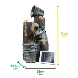 Streetwize Solar Bucket Fountain - thumbnail 3