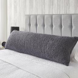 Downland Teddy Fleece Bolster Pillow - thumbnail 1