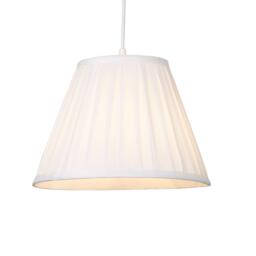 Lighting Collection Taper Pleat Silk Shade - thumbnail 4