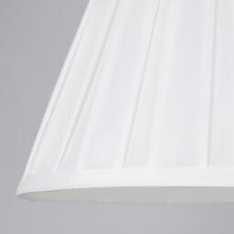 Lighting Collection Taper Pleat Silk Shade - thumbnail 2