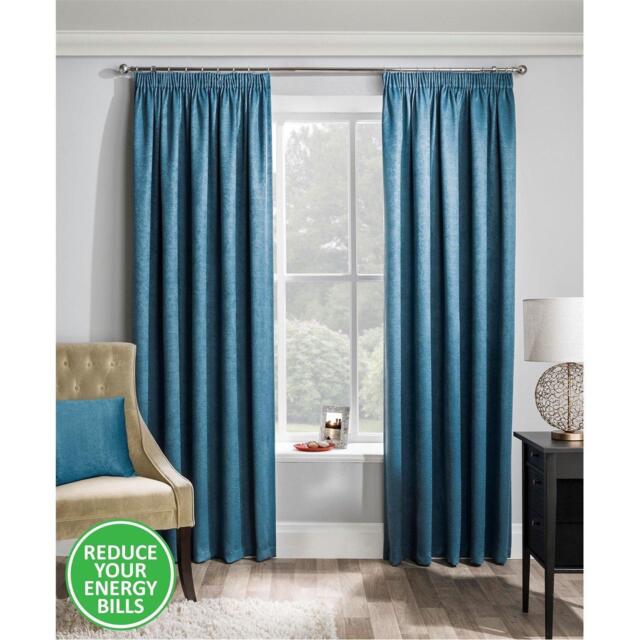 Enhanced Living Matrix Thermal Room Darkening Tape Top Curtain - image 1