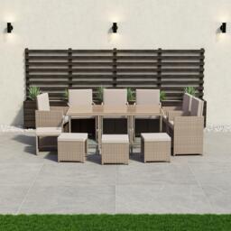 Lassic Garden Vida Cuba 10 Seater Rattan Set - thumbnail 7