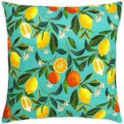 Evans Lichfield Orange Blossom Outdoor Cushion - thumbnail 1