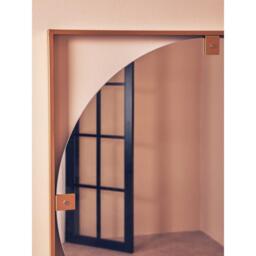 Interiors by Premier Matera Gold Square Wall Mirror - thumbnail 2