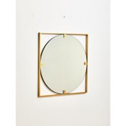 Interiors by Premier Matera Gold Square Wall Mirror - thumbnail 3
