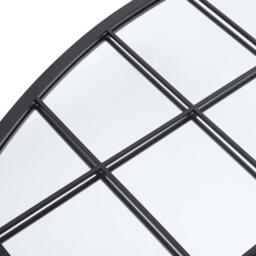 LIFE IDEAS Arched Wall Mirror for Decor Black Framed Wall - thumbnail 4