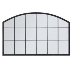 LIFE IDEAS Arched Wall Mirror for Decor Black Framed Wall - thumbnail 2