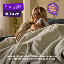 Slumberdown Elegantly Warm Luxury Heated Throw - thumbnail 4