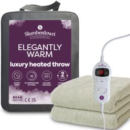 Slumberdown Elegantly Warm Luxury Heated Throw