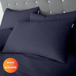 Catherine Lansfield Brushed Cotton Standard Pillow case Pair