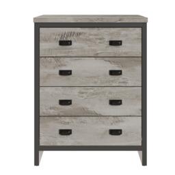 GFW GFW Boston 4 Drawer Chest of Drawers - thumbnail 2