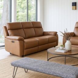 Aspire Kingsmere 3 Seater Power Recliner Sofa