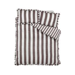 Catherine Lansfield Seersucker Frill Stripe Duvet Cover Set - thumbnail 4
