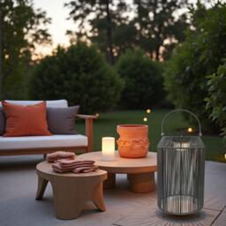 K Living Aurora Rattan Solar Rechargeable Lamp - thumbnail 4