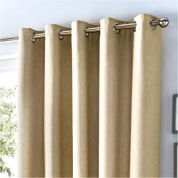 Fusion Sorbonne 100% Cotton Pair of Eyelet Curtains - thumbnail 2