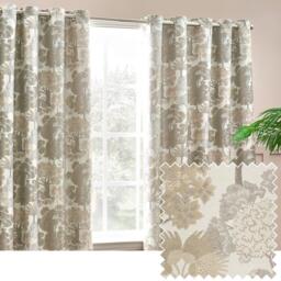 Wylder Woodlands Floral Jacquard Eyelet Curtains - thumbnail 7
