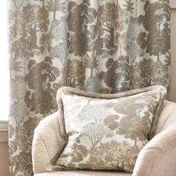 Wylder Woodlands Floral Jacquard Eyelet Curtains - thumbnail 4