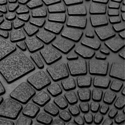 JVL Mosaic Rubber Scraper Doormat - thumbnail 4