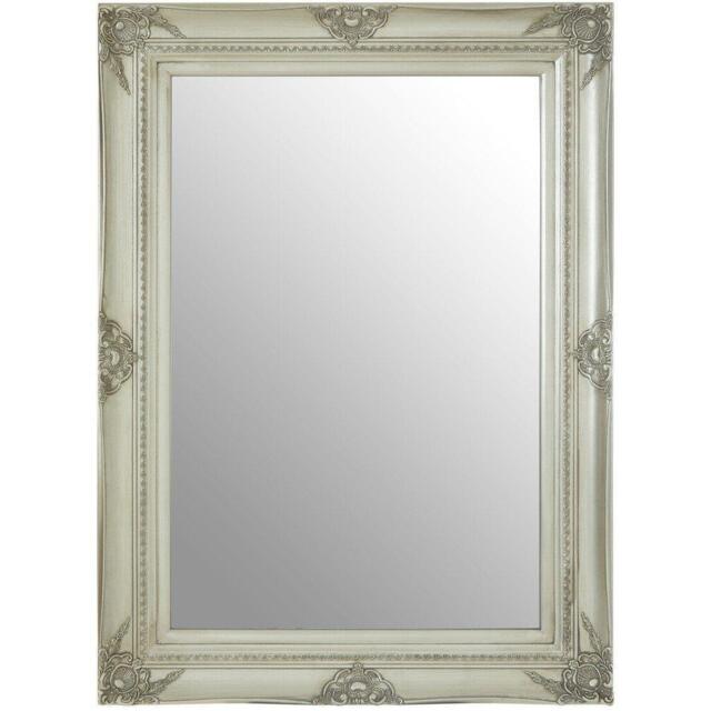 Interiors by Premier Brussels Baroque Rectangular Silver Wall Mirror - image 1