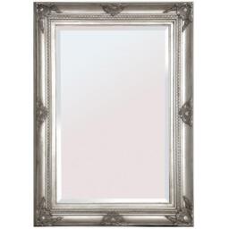 Interiors by Premier Brussels Baroque Rectangular Silver Wall Mirror - thumbnail 2