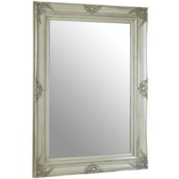 Interiors by Premier Brussels Baroque Rectangular Silver Wall Mirror - thumbnail 3