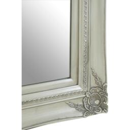 Interiors by Premier Brussels Baroque Rectangular Silver Wall Mirror - thumbnail 5
