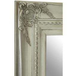 Interiors by Premier Brussels Baroque Rectangular Silver Wall Mirror - thumbnail 4