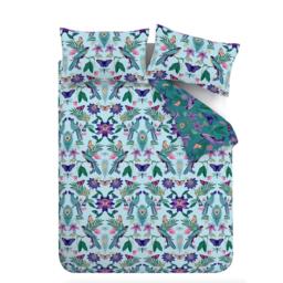 Catherine Lansfield Mya Tropical Floral Reversible Duvet Cover Set - thumbnail 5