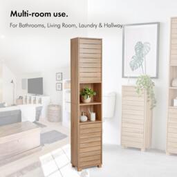 VonHaus Chester Tallboy Bathroom Cabinet - thumbnail 8
