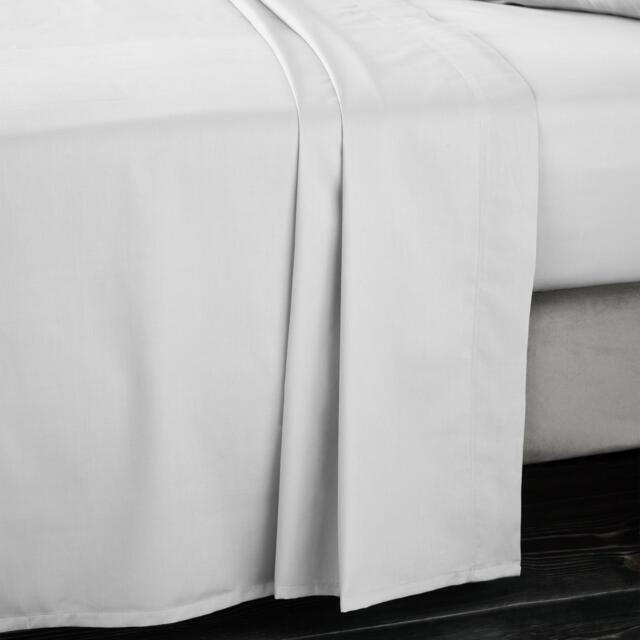 Bianca 400 Thread Count Cotton Sateen Flat Sheet - image 1