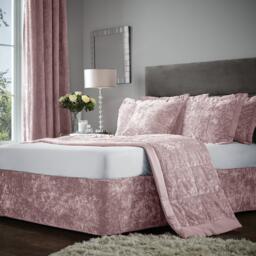 Catherine Lansfield Crushed Velvet Elasticated Divan Base Wrap - thumbnail 5
