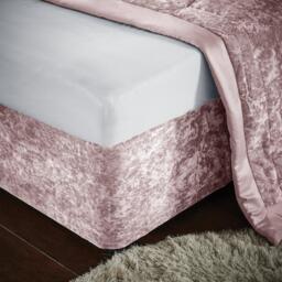 Catherine Lansfield Crushed Velvet Elasticated Divan Base Wrap - thumbnail 1