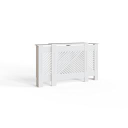 GFW Kobe Chevron Adjustable Radiator Cover White - thumbnail 6
