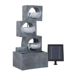 Streetwize Geometric Steps Solar Fountain - Angular Cascade - thumbnail 2