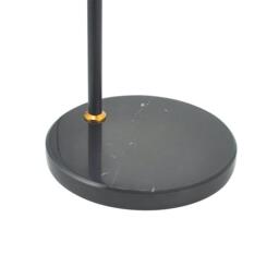 Kabinet UK Modern Adjustable Arc Floor Lamp with Wood Tray - thumbnail 6