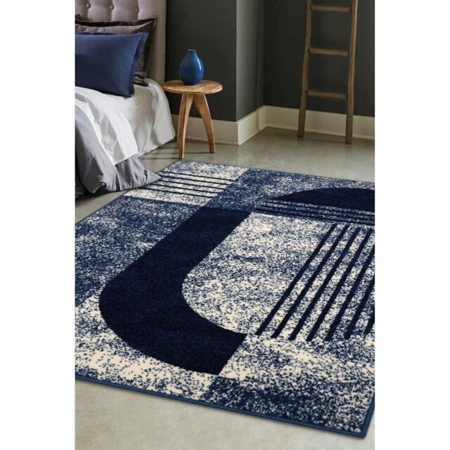 Homemaker Maestro Modern Geo Rug Navy - image 1