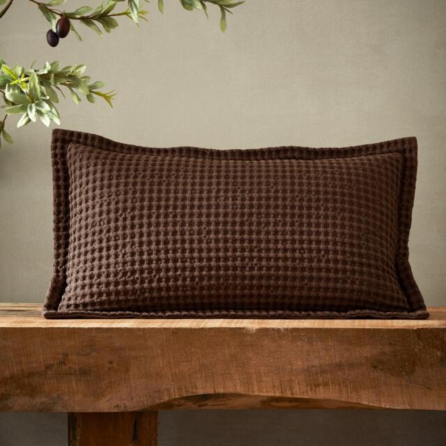 Pineapple Elephant Jaipur Chunky Waffle Cotton Cushion - image 1