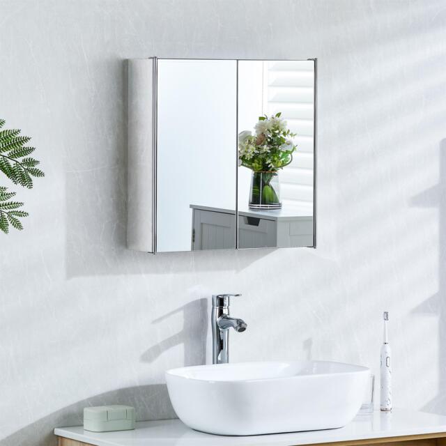 Lassic Tiano Stainless Steel Mirrored Double Cabinet - image 1