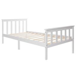 Urban Meuble Classic White Wood Bed Frame - thumbnail 5