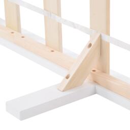 Urban Meuble Classic White Wood Bed Frame - thumbnail 9