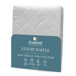 Downland Luxury Waffle Mattress Protector