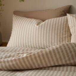 Pineapple Elephant Cotton Rich Woven Stripe Duvet Cover Set - thumbnail 2