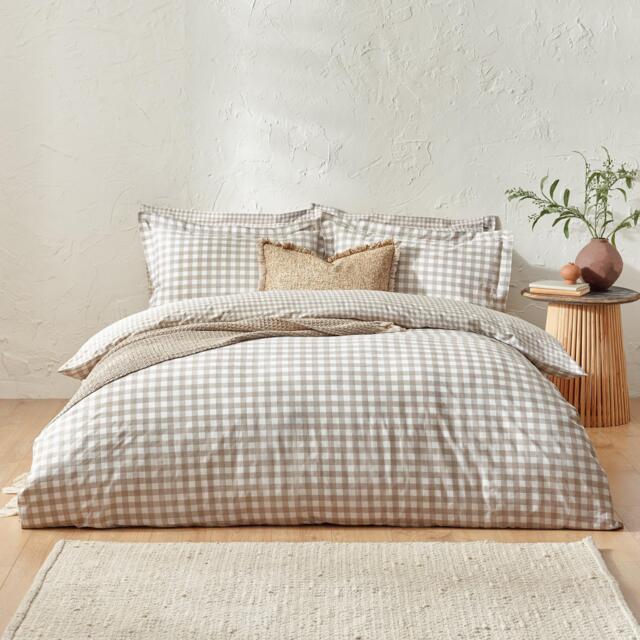 Yard Barton Gingham Check Duvet Set - image 1